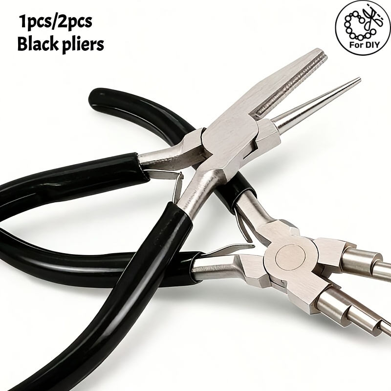 Jewelry Making Loop Pliers - 1 pieza/2 piezas de alicates negros,
