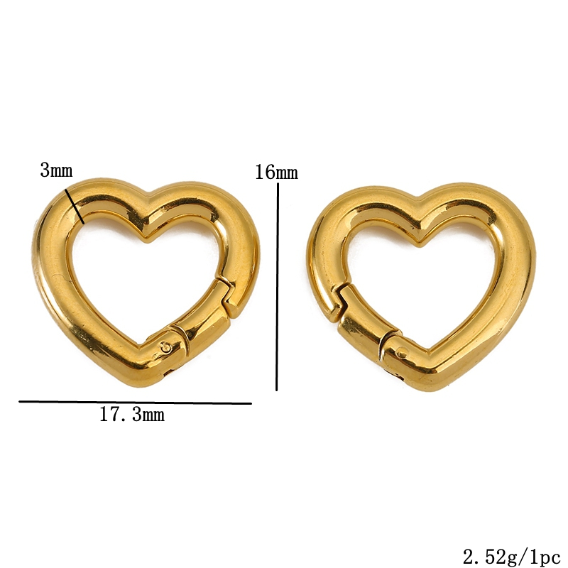 2 cierres de acero inoxidable, - Jewelry Making Hoops reseña y precio