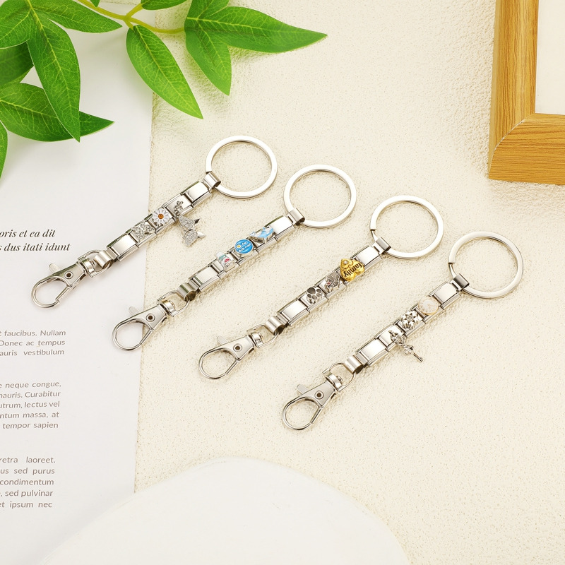 LLavero de eslabones italianos - Jewelry Making For Couples reseña y precio