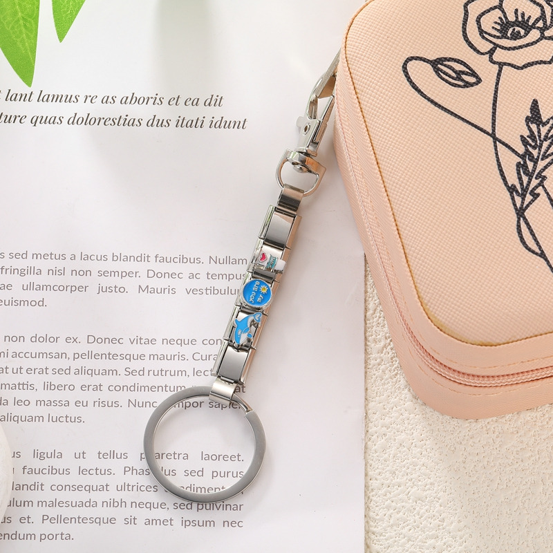 LLavero de eslabones italianos - Jewelry Making For Couples reseña y precio