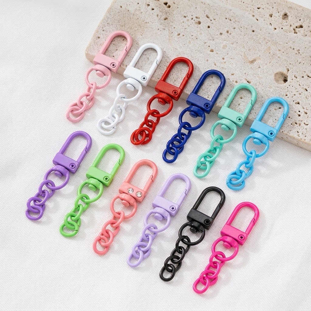 20 piezas de mosquetones con c - Jewelry Making Hoops reseña y precio