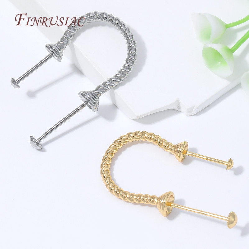 1-3 piezas de aros retorcidos  - Jewelry Making Hoops reseña y precio