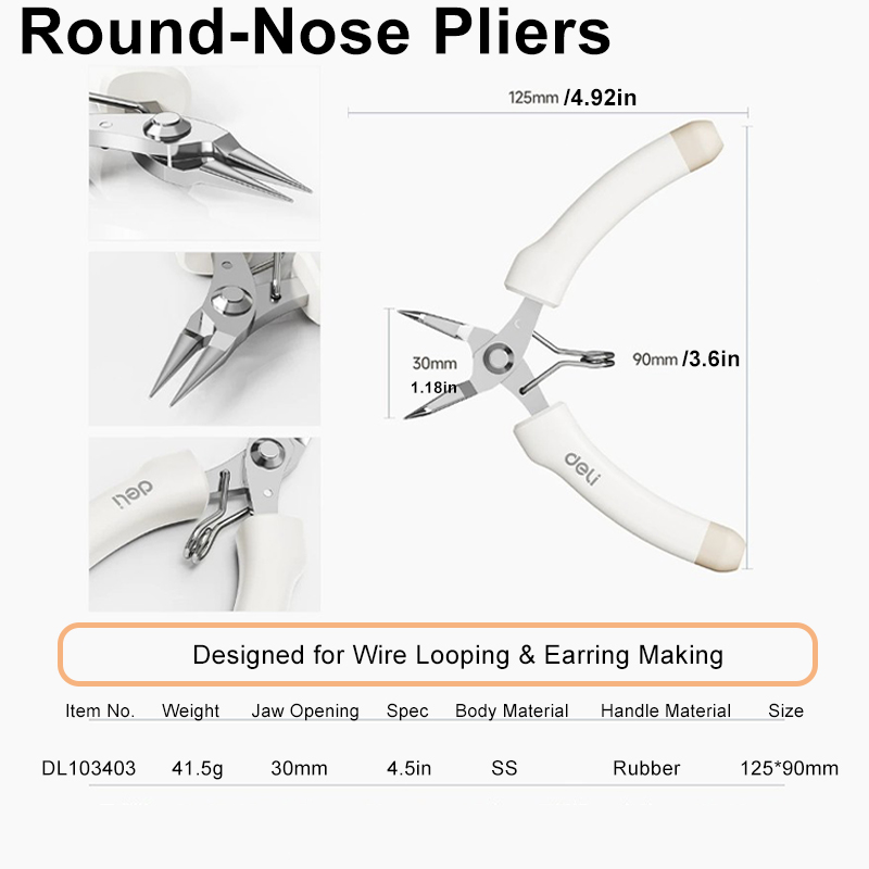 Alicates de punta redonda de a - Jewelry Making Loop Pliers reseña y precio