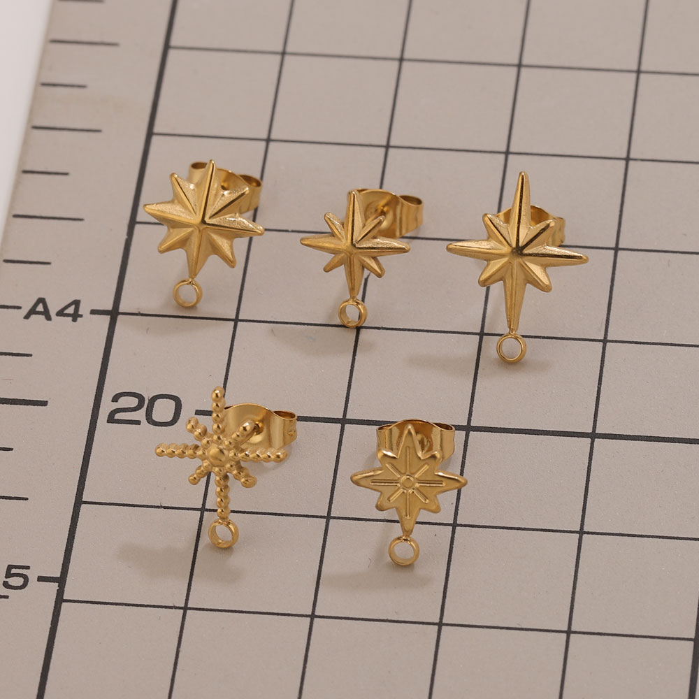 6 piezas de aretes de estrella - Jewelry Making Workshops reseña y precio
