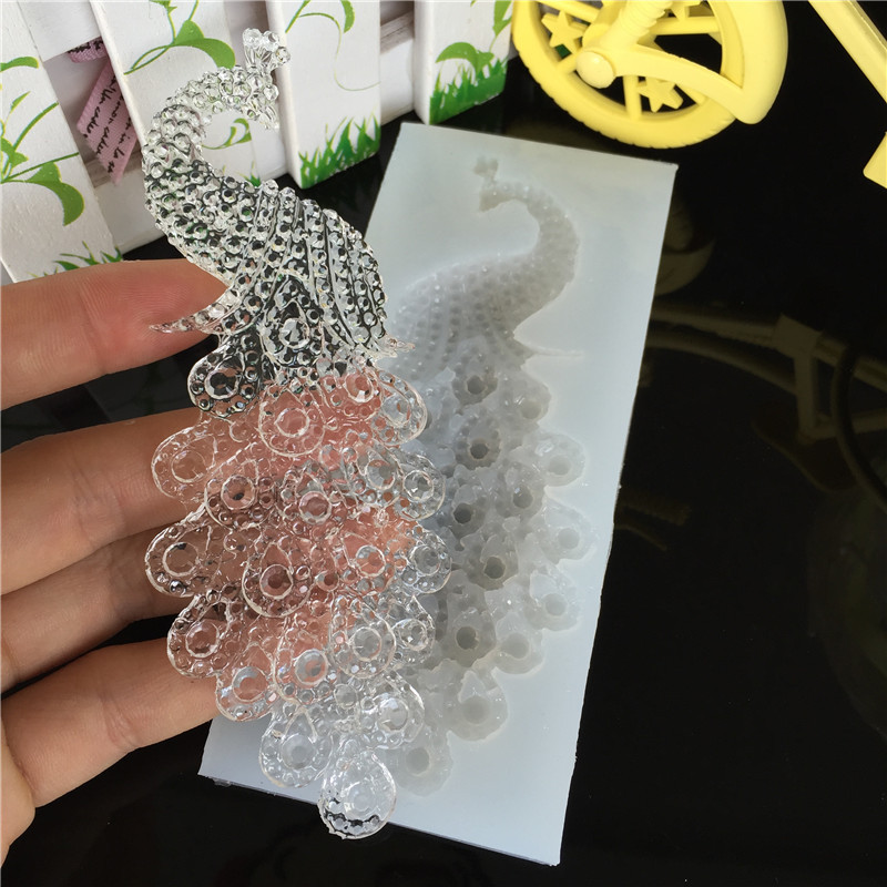 DIY creativo pavo real joyería - Jewelry Making Mold reseña y precio